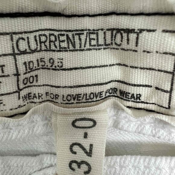 Current Elliott The Fling Jeans in Sugar Size 32 5-Pocket High Rise Stretch - Picture 12 of 15